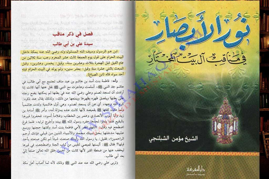 کیا امام علی ع کی ولادت خانہ کعبہ میں ہوئی ؟ اہلیسنت کتب سے سکین پیجز