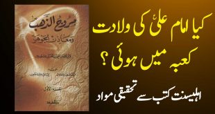 کیا امام علی ع کی ولادت خانہ کعبہ میں ہوئی ؟ اہلیسنت کتب سے سکین پیجز