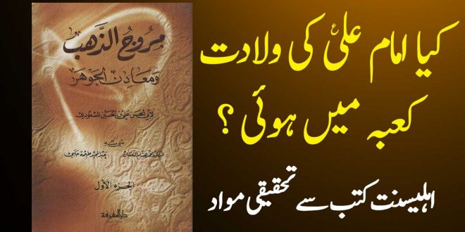 کیا امام علی ع کی ولادت خانہ کعبہ میں ہوئی ؟ اہلیسنت کتب سے سکین پیجز