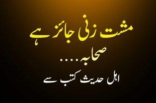 صحابہ مشت زنی کیا کرتے تھے - اہلیحدیث کتب سے سکین پیجز