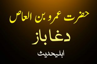 حضرت عمرو بن العاص کی دغا بازی ظاہر ہوئی - اہلیحدیث کتب سے سکین پیجز