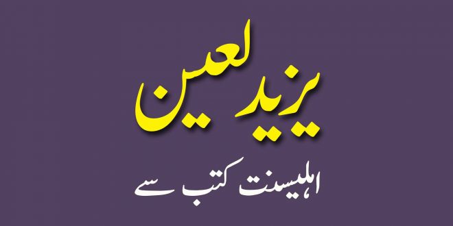 یزید لعنت - اہلیسنت کتب سے سکین پیجز