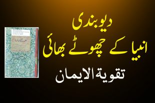 دیوبندی انبیاء کے چھوٹے بھائی ہں - دیوبندی کتب سے سکین پیجز