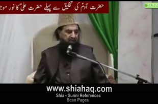 حضرت آدم کی تخلیق سے 14000 سال پہلے مولا علی تھے - اہلسنت مولانا عبدالقادر صاحب