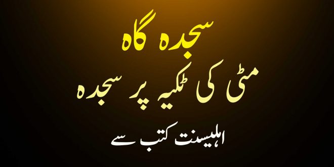 شیعہ سجدہ گاہ (خاک ) پر سجدہ کیوں کرتے ہیں - اہلیسنت کتب سے سکین پیجز