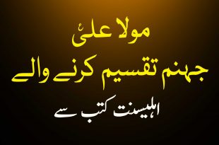 مولا علی ع جہنم تقسیم کرنے والے ہیں - اہلیسنت کتب سے سکین پیجز