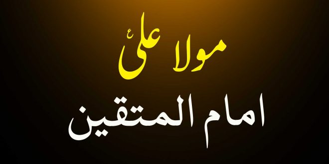 مولا علی ع امام المتقین - اہلسینت کتب سے سکین پیجز