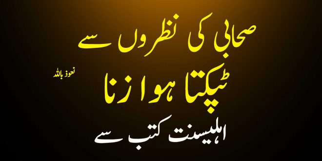 صحابی رض کی نظروں سے ٹپکتا ہوا زنا - نعوذ باللہ - اہلیسنت کتب سے سکین پیجز