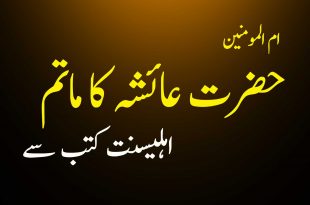 ام المومنین حضرت عائشہ کا ماتم - تحقیقی مواد - اہلیسنت کتب سے