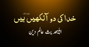 خدا کی دو آنکھیں ہیں نعوذ باللہ - اہلیحدیث عالم دین