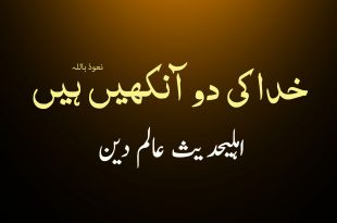 خدا کی دو آنکھیں ہیں نعوذ باللہ - اہلیحدیث عالم دین