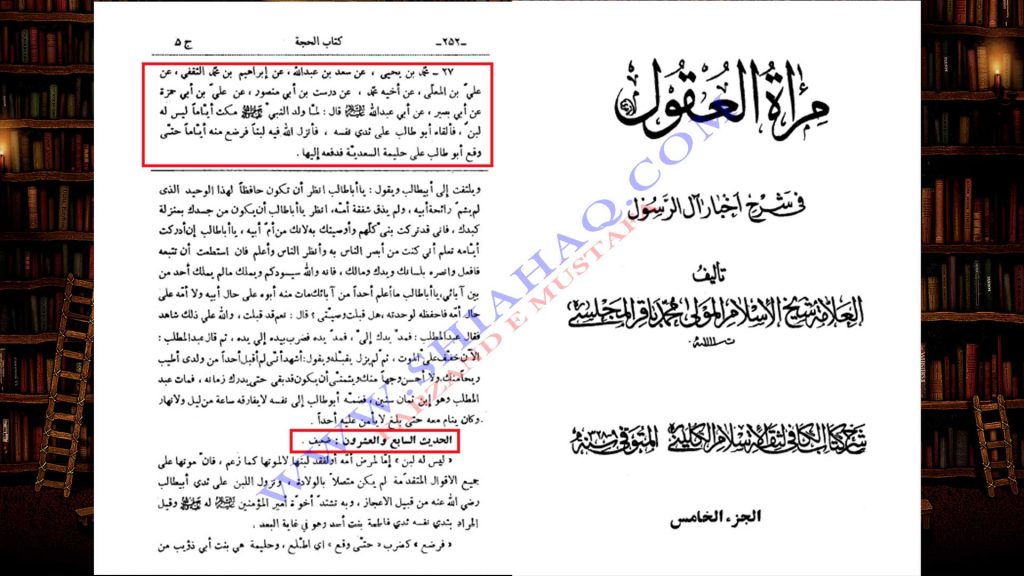 حضرت ابو طالب ع اور دودھ پلانے والی ضعیف روایت - رد شبہات و ناصبیت