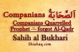 Companians quarreled with each other and Prophet pbuh forgot Surah - Sahih al Bukhari