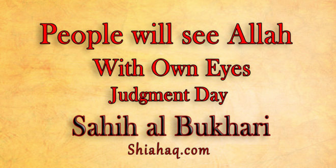 Everyone will see Allah with their own Eyes on Judgment Day – Sahih al Bukhari