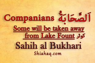 Hadith - Some Companions will be taken away from Lake Fount - Sahih al Bukhari