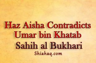 Haz Aisha contradicts with Umar bin khatab on crying on dead - Sahih al Bukhari