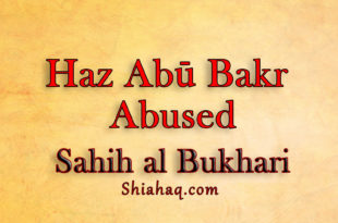 Haz Abu Bakr abused in Prophet's presence - Sahih al Bukhari