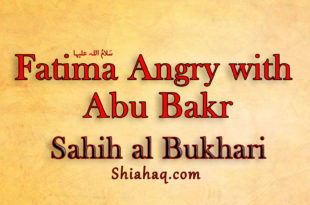 Lady Fatima as angry with Haz abu bakr - Sahih al Bukhari