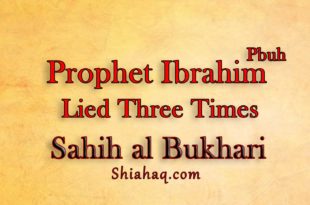 Hadith - Prophet Ibrahim pbuh did lie three times - Sahih al Bukhari