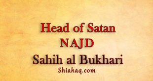 Hadith - The Head of Satan will come out from Najd - Sahih al Bukhari