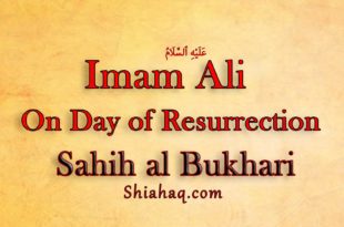 Haz Ali as will be first to get justice on day of Resurrection - Sahih al Bukhari