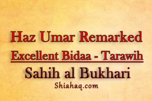 Haz Umar Remarked what an Excellent Bidaa is Tarawih - Sahih al Bukhari