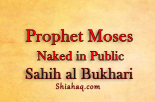 Prophet Moses pbuh being Naked in Public - Sahih al Bukhari