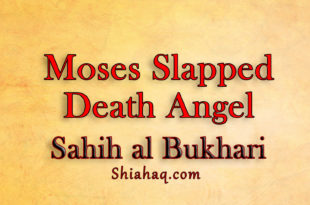 Prophet Moses slapped Death Angel and spoiled his eye - Sahih al Bukhari